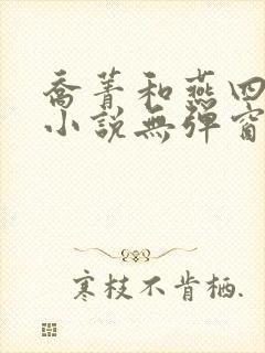 乔菁和燕四爷的小说无弹窗