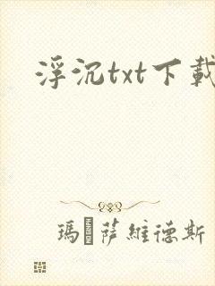 浮沉txt下载
