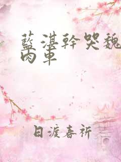 蓝湛干哭魏无羡肉车