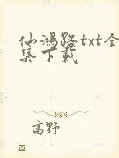仙鸿路txt全集下载