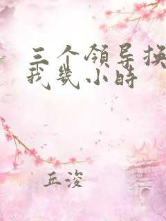 三个领导换着躁我几小时