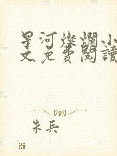 星河灿烂小说全文免费阅读