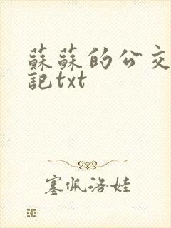 苏苏的公交车日记txt