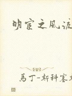 明宦之风流无边