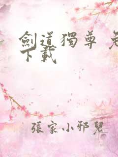 剑道独尊 免费下载