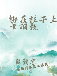 绑在柱子上用毛笔调教