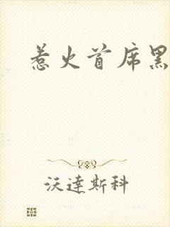 惹火首席黑老大