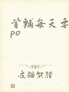 首辅每天要不够po