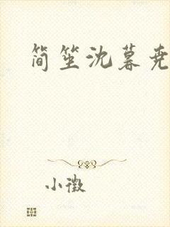 简笙沈暮尧小说