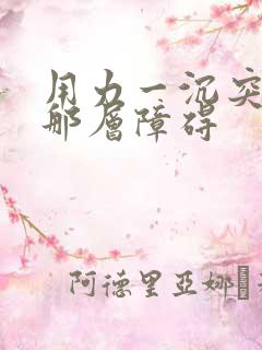 用力一沉突破了那层障碍