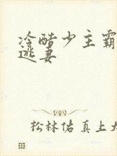 冷酷少主霸宠小逃妻