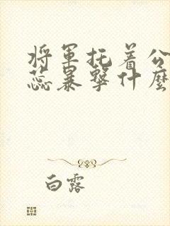 将军托着公主娇蕊暴击什么小说6