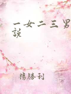 一女二三男事小说