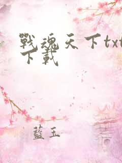 战魂天下txt下载