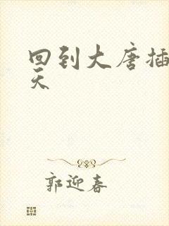 回到大唐插武则天