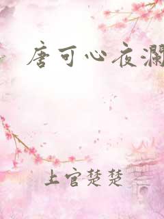 唐可心夜澜绝