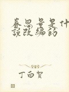 眷思量是什么小说改编的