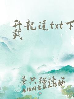 升龙道txt下载