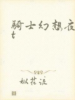 骑士幻想夜txt