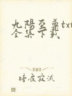 九阳至尊txt全集下载