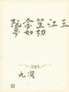 阮念笙江玉楼回梦如初