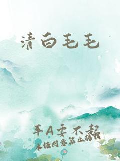 清白毛毛