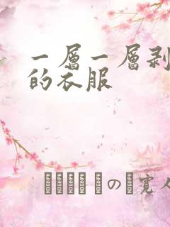 一层一层剥开你的衣服