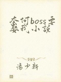 奈何boss要娶我小说
