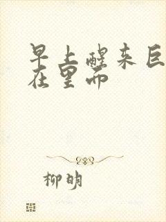 早上醒来巨大还在里面