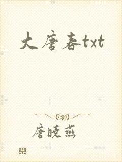 大唐春txt