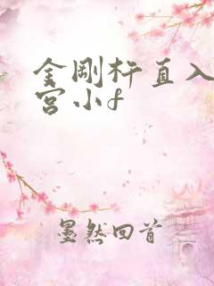 金刚杵直入莲花宫小f