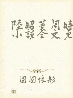 陆昭菱周时阅的小说全文免费阅读