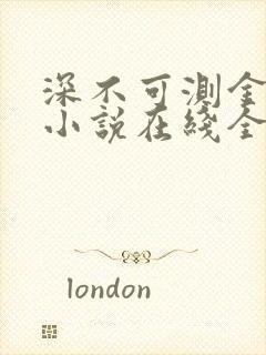 深不可测金银花小说在线全文免费阅读