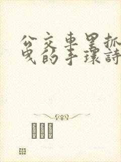 公交车里抓着摇曳的手环诗情