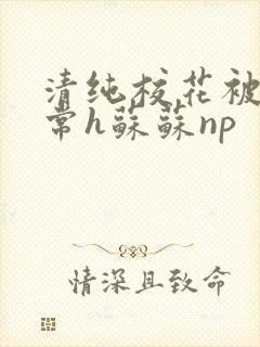 清纯校花被脔日常h苏苏np