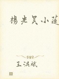 杨光吴小莲