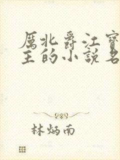 厉北爵江宝宝男主的小说名字