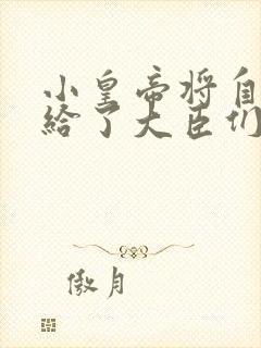 小皇帝将自己赏给了大臣们