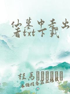 仙墓中走出的强者txt下载