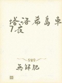 塔洛希岛车7天7夜