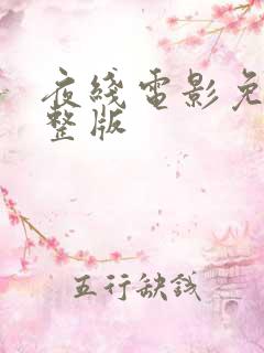 夜线电影免费完整版