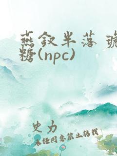 燕钗半落 琥珀糖(npc)