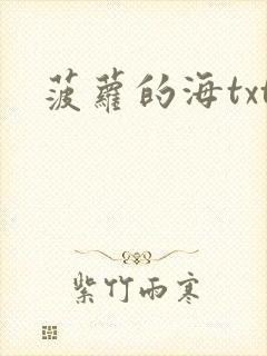菠萝的海txt
