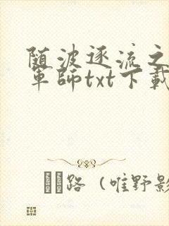 随波逐流之一代军师txt下载