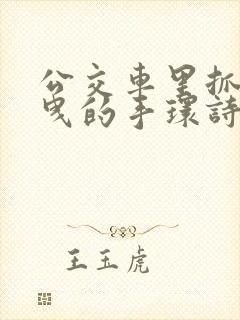 公交车里抓着摇曳的手环诗情