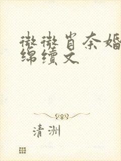 微微肖奈婚后缠绵续文