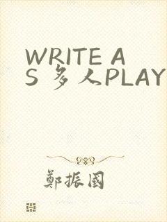 WRITE AS 多人PLAY