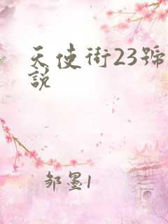 天使街23号小说