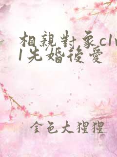 相亲对象c1v1先婚后爱