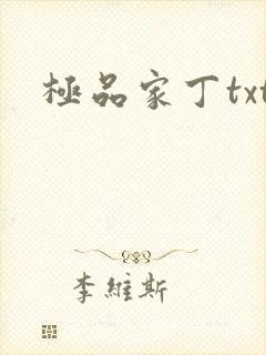极品家丁txt